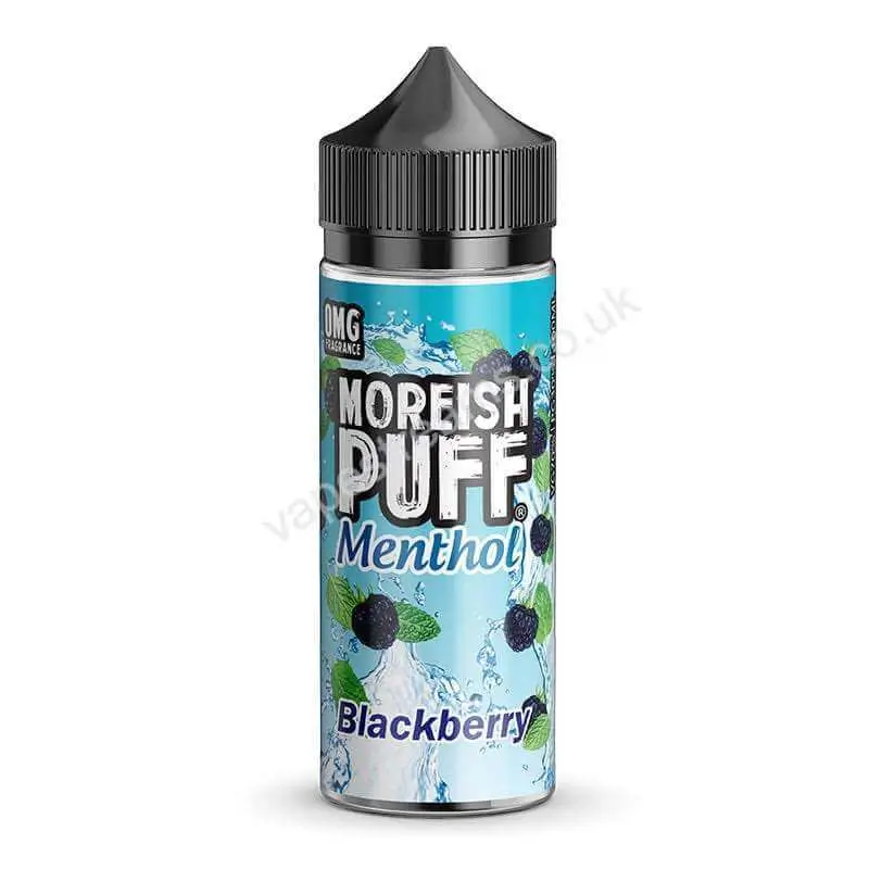 Moreish Puff Menthol Blackberry Breeze E-Liquid Shortfill