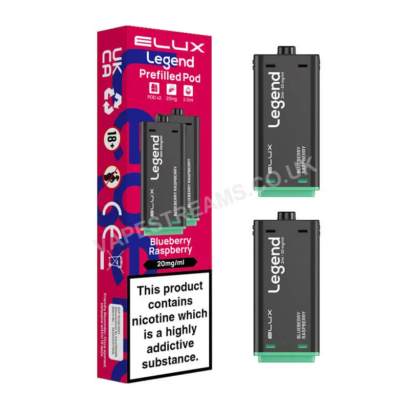 Elux Legend 1500 Blueberry Raspberry Pods