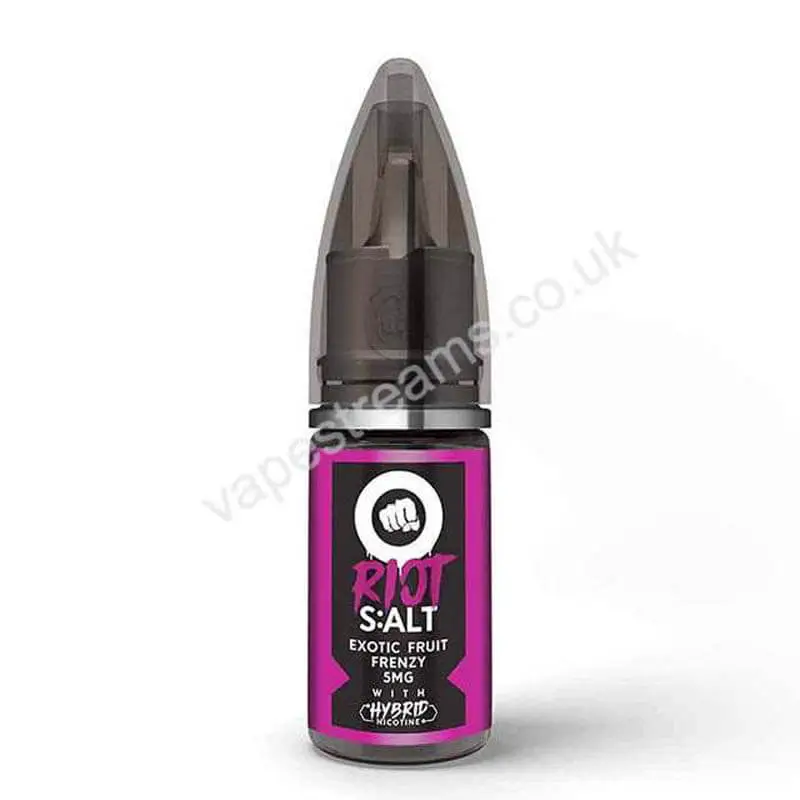 Exotic Fruit Frenzy Hybrid Nicotine Salt E-Liquid by Riot S:alt