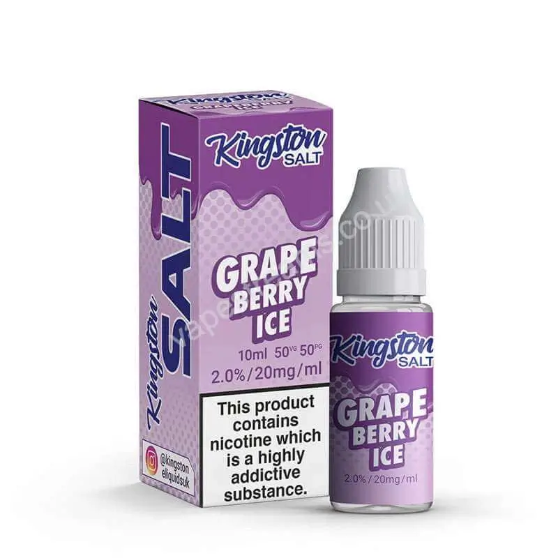 Grapeberry Ice Nic Salt E-Liquid by Kingston Salt