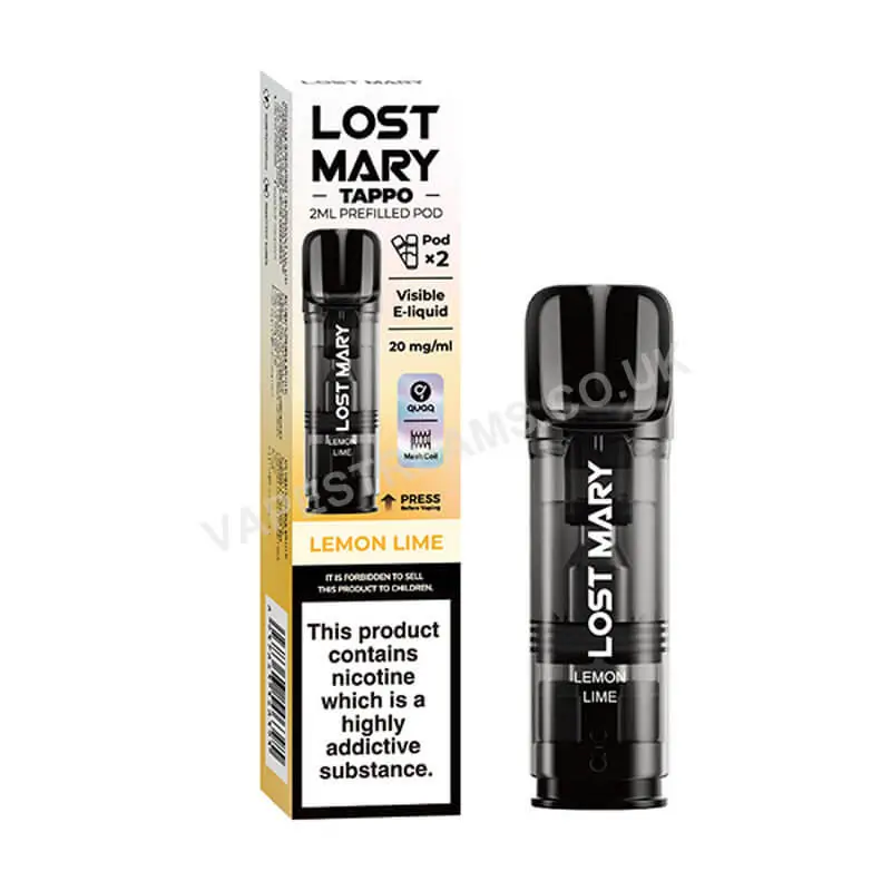 Lost Mary Tappo Lemon Lime Prefilled Pods