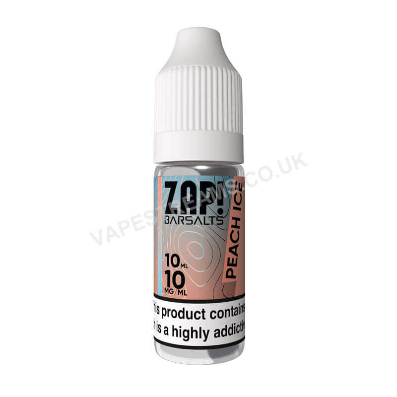 Peach Ice Nicotine Salt E-Liquid by ZAP! Bar Salts