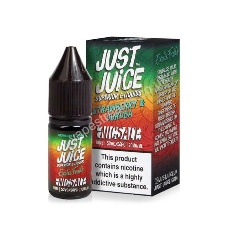 Just Juice Strawberry &amp; Curuba Nic Salt E-Liquid