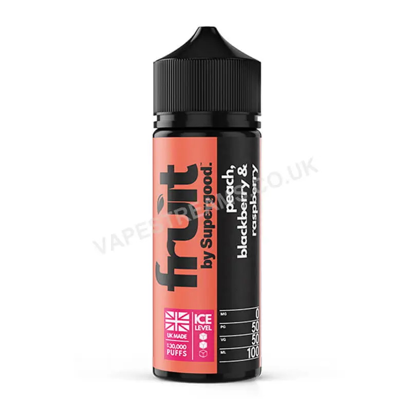Supergood Fruit Peach Blackberry &amp; Raspberry E-Liquid Shortfill